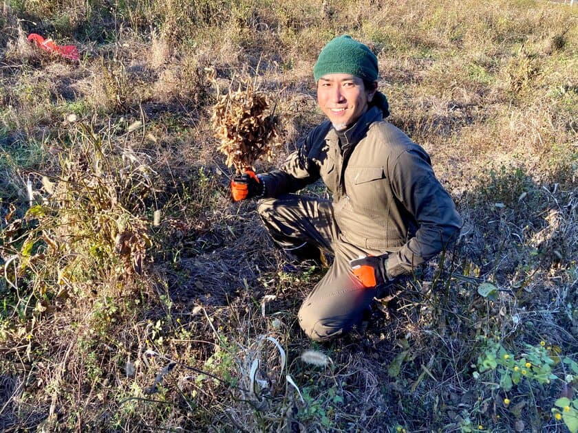 茨城県の休耕田で「炭素循環再生型農業」による大豆生産を開始　
染野屋が気候変動問題対策と農業の後継者不足問題への取り組み