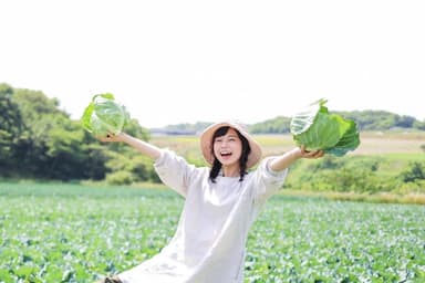 えのもと農園(愛知県)　参加野菜：キャベツ、ブロッコリー