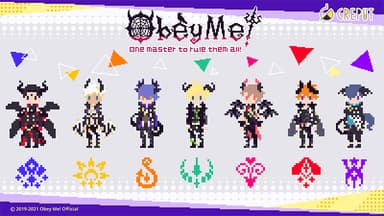 「Obey Me!」ピクセルデザインビジュアル