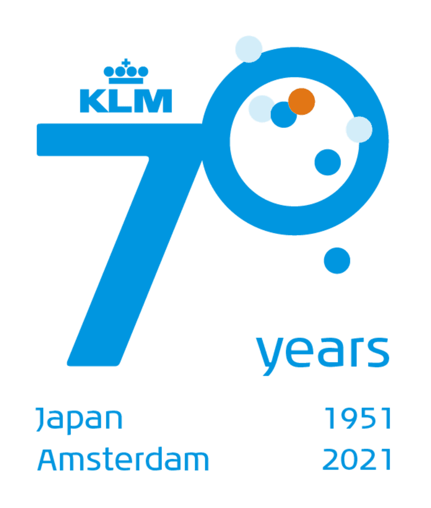 KLMオランダ航空は日本就航70周年を迎えました　
Twitterキャンペーンで周年記念プレゼントを実施