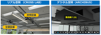 図３：センサー情報による設備警告表示