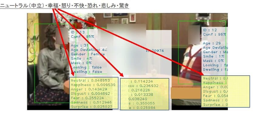 ダイナフレックス株式会社が
顔面認識ソフトウェア『DeepSight』に
新たに「感情分析機能」を追加！