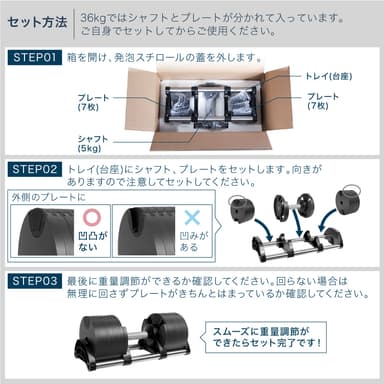 梱包状態・設置方法