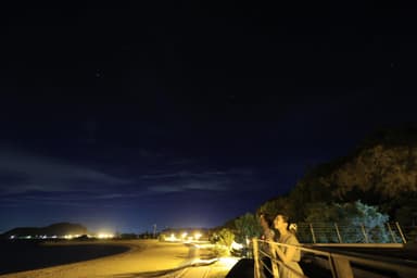 参考：姫島海水浴場の夜景