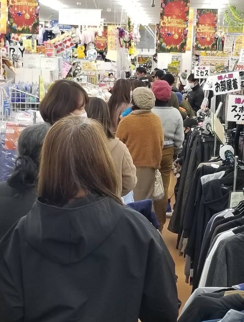 長崎県、熊本県の地域密着の衣料品店が
12月18・19日の2日間でクリスマスイベントを開催
　次回は1月にお正月イベントを開催