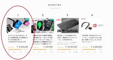 ランキングNo.1