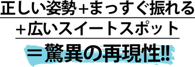 驚異の再現性