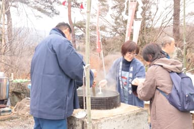 過去の七草粥まつりの様子