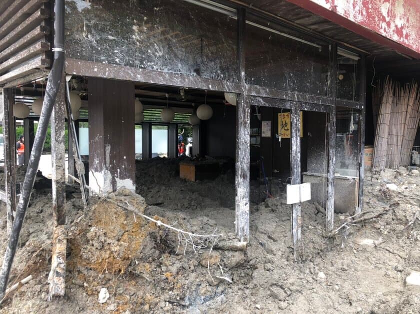 令和3年豪雨による土石流被害・雲仙・温泉神社　
再建のためのクラウドファンディングを開始