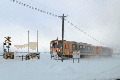 津軽鉄道　ストーブ列車