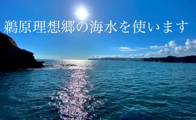 鵜原理想郷の海水を使います