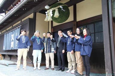 豪雨も乗り越えて新酒ができあがりました。