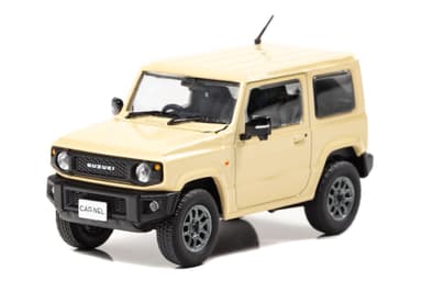 1/43 スズキ ジムニー XC (JB64W) 2018 Chiffon Ivory Metallic / オプショングリル：前