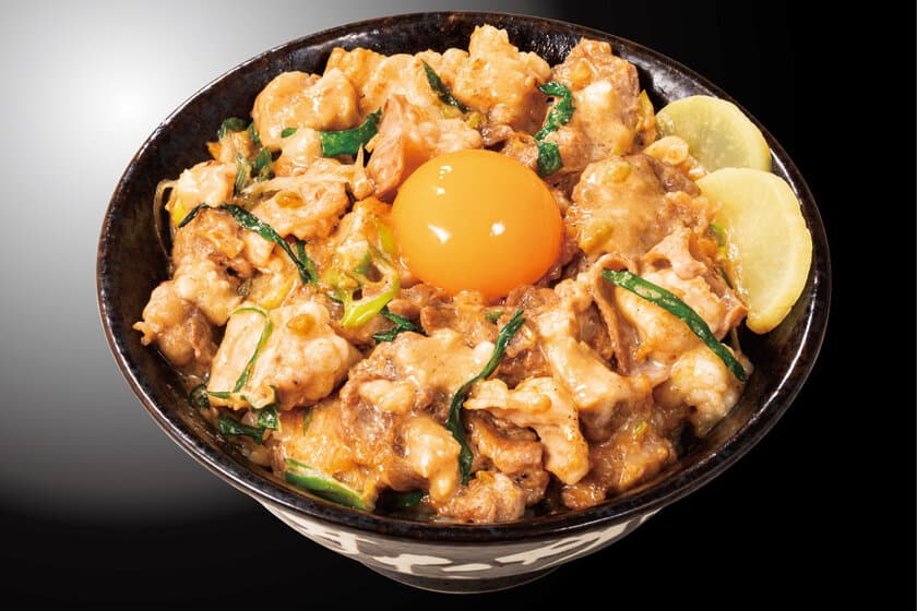 伝説のすた丼屋でしか味わえない究極のすたみな肉丼登場！
『無双とんこつ牛ホルすた丼』を1/10(月)全国発売！
濃厚とんこつ醤油ダレとすた丼比ニンニク8倍の
Wパンチがやみつきになる一杯！