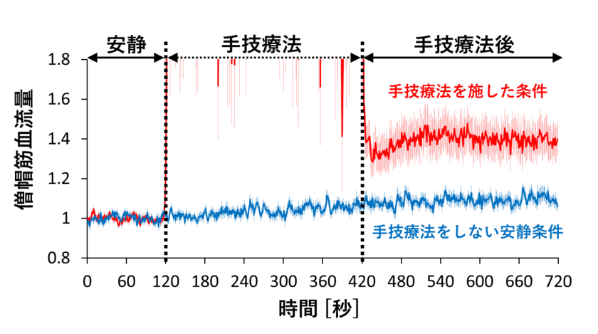 明治大学大学院理工学研究科松田康宏さん(博士後期課程)らが、肩こりの治療効果可視化に成功