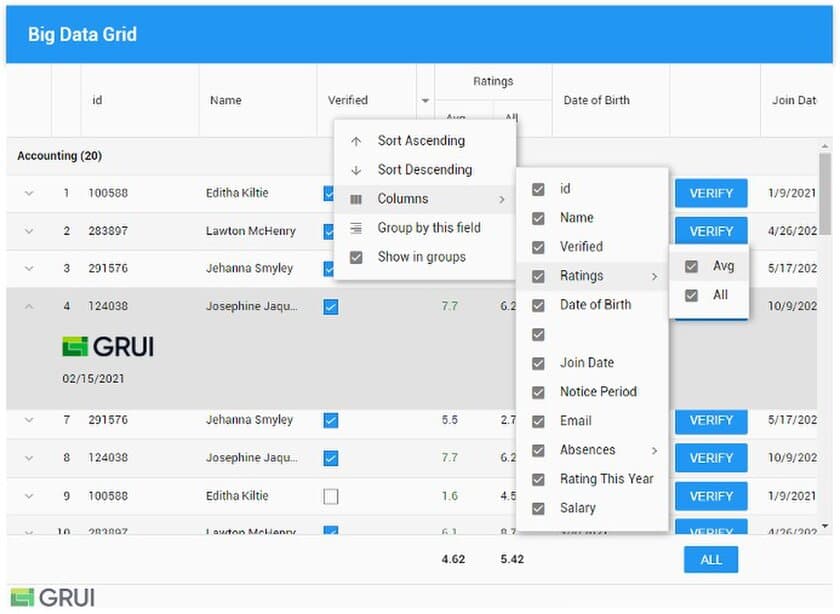 エンバカデロ、React UIに強力なデータグリッド機能を実装する
『Sencha GRUI』を低価格で提供開始