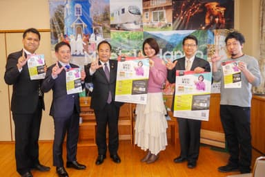 飯能市長へ『Let's！宝くじ』開催のご挨拶