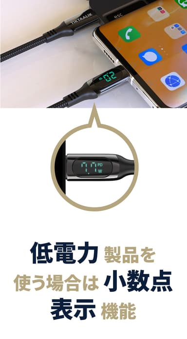 小数点表示機能搭載