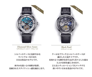 Diamond Silver Azul／Black Pearl