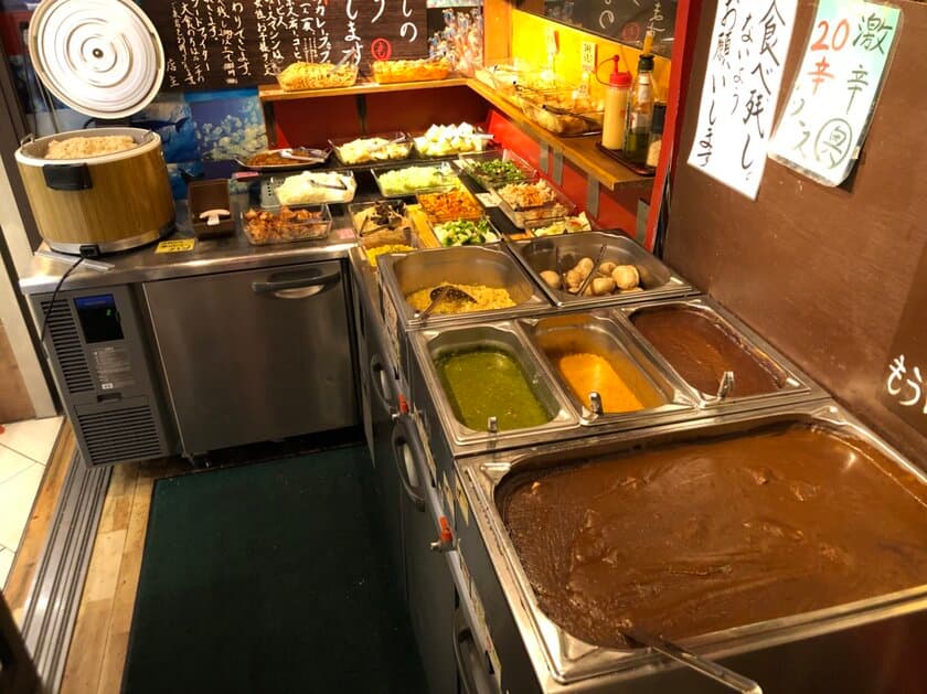 もうやんカレー25周年祭り！
カレービュッフェが一日中、1,100円→25円でニコニコ