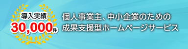 成果支援型ホームページ