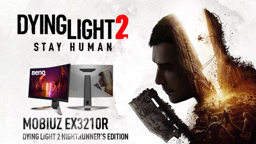 ゲーミングモニターブランド「MOBIUZ」とゲームソフト
「Dying Light 2 Stay Human」がコラボレーション！
特別デザインの湾曲ゲーミングモニター
「EX3210R Dying Light 2 Special Edition」発売決定