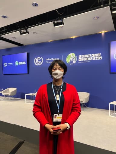 COP26に出席のモンゴル政府関係者の方