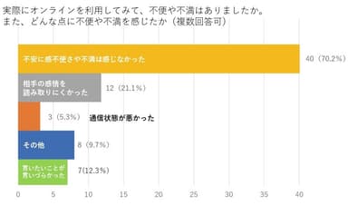 オンライン調停の不便だった点