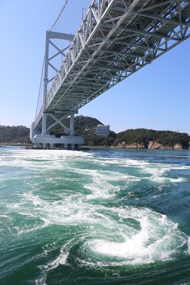 大鳴門橋と渦潮