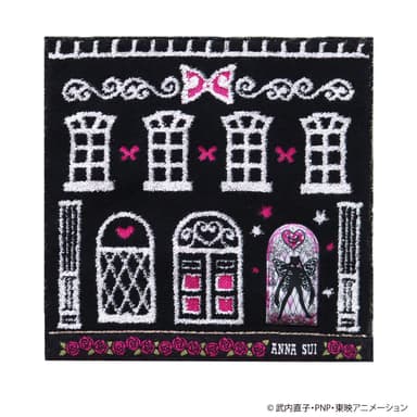 美少女戦士セーラームーン×ANNA SUI　タオルハンカチ　セーラームーン(ブラック)