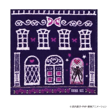 美少女戦士セーラームーン×ANNA SUI　タオルハンカチ　セーラームーン(ネイビー)