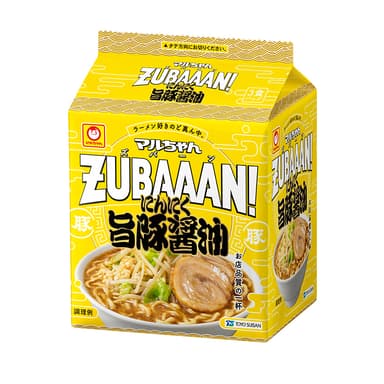 マルちゃんZUBAAAN!　にんにく旨豚醤油　3食パック