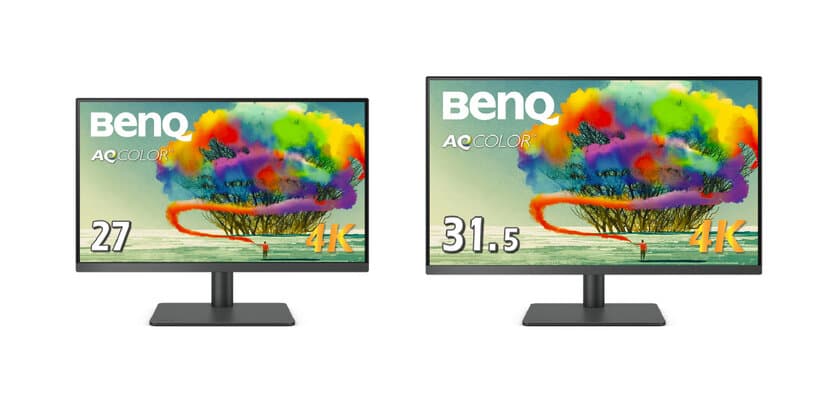 『AQCOLOR(TM)』シリーズ新製品！
デザイナー向け4K UHDモニター 27インチ「PD2705U」と
31.5インチ「PD3205U」を新発売　
～ 給電も可能なUSB Type-C対応で接続性が向上 ～