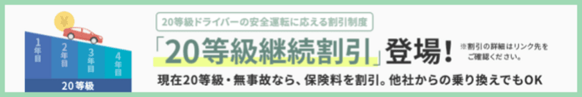 アクサダイレクト、5月10日に自動車保険を改定　
『20等級継続割引』新設、無事故であればずっと割引が継続