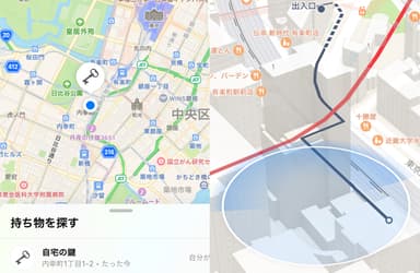 地図上でルートを表示