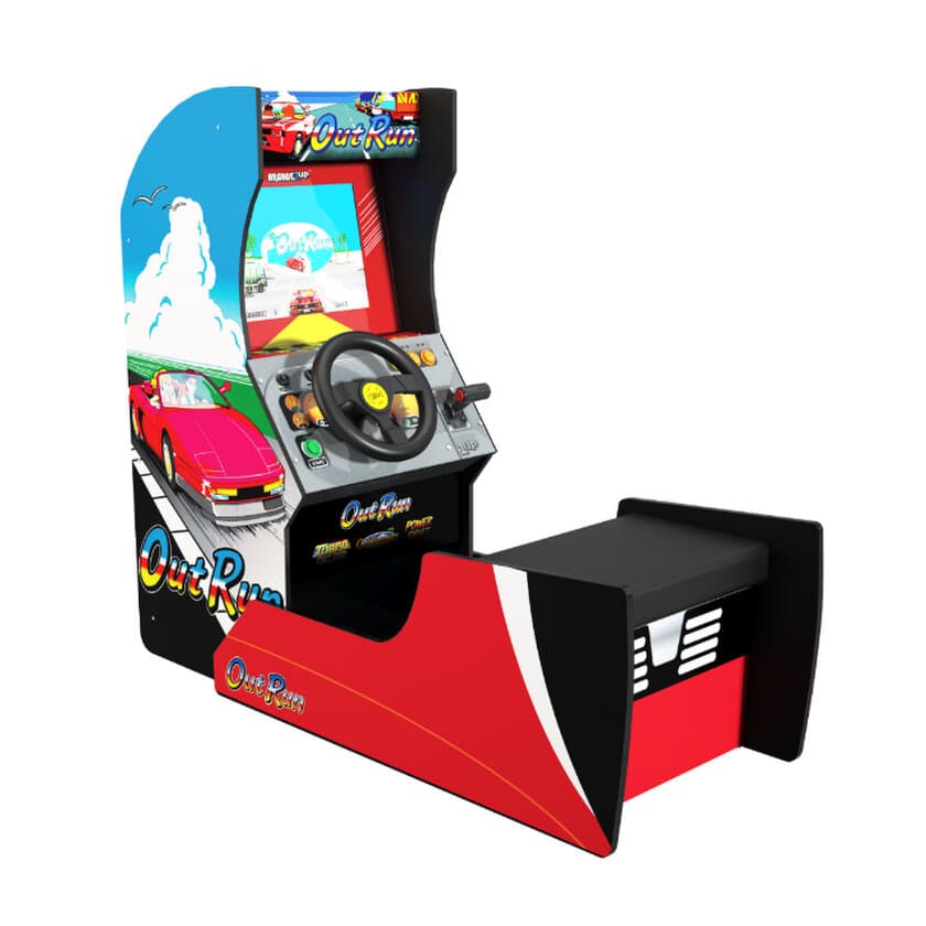 自宅がまるでレトロゲームセンター！
ドライビングゲームの家庭用筐体「ARCADE1UP OutRun」
好評につき再販決定