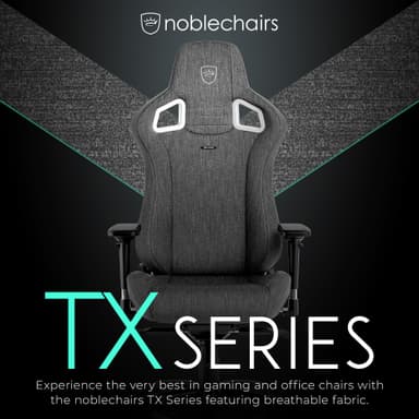 noblechairs 初のファブリックシリーズ「TX」を発売