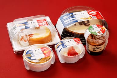 期間限定発売の5種類のスイーツ