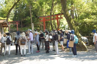 神社でのご案内