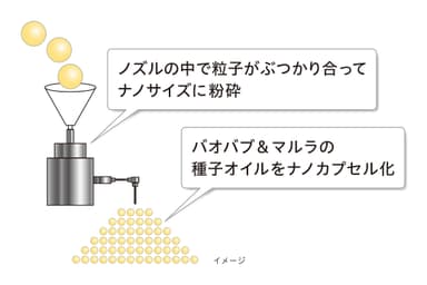 オイルクラッシュ製法イメージ図