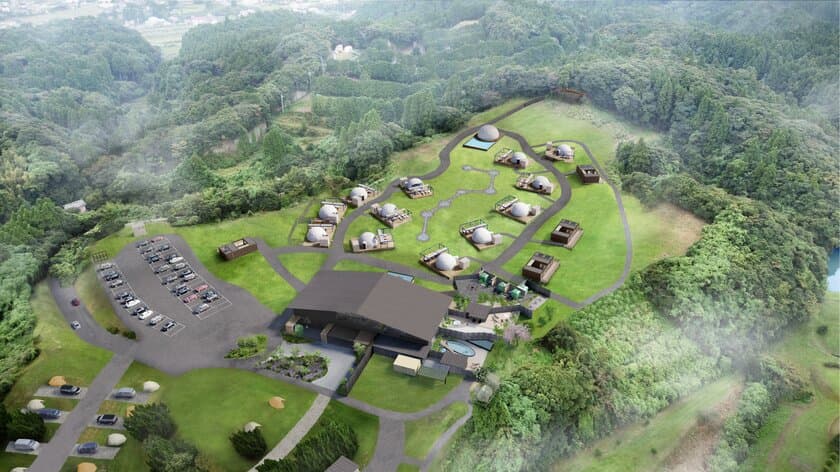 地域の観光資源である「星空」がテーマのグランピング施設
「ISUMI　Glamping Resort ＆Spa　SOLAS」
千葉県いすみ市に2022年夏オープン