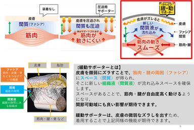 緩動機能の説明画像