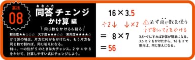 たとえば、裏技08は…