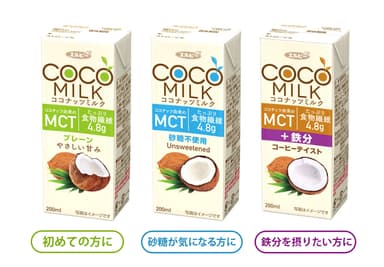 商品ラインナップ_COCO MILKシリーズ