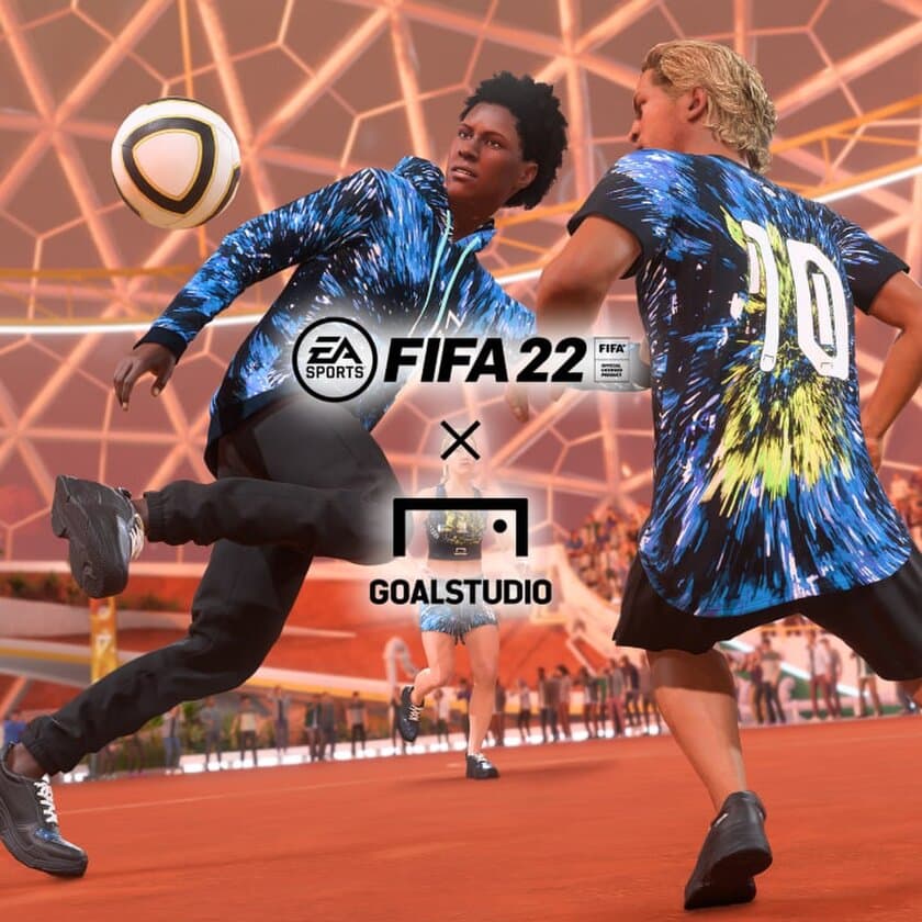 フットボールカルチャーをベースとした
ライフスタイルブランド「GOALSTUDIO」が
大人気サッカーゲーム「FIFA22」内で使用できる
キットコレクションを発表。
3月18日まで使用可能