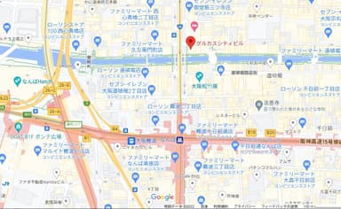 LEE MART御堂筋店　マップ