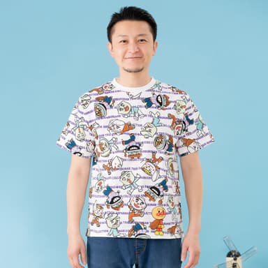 いっぱい柄どんぶりまんトリオTシャツ(大人)