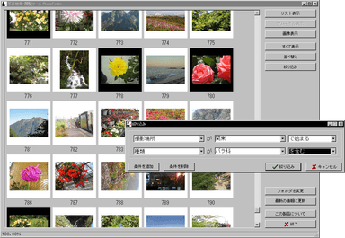 検索・閲覧ツール「PhotoFinder」