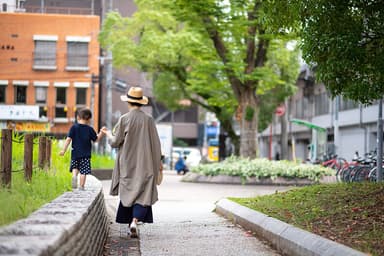 3歳の息子と私