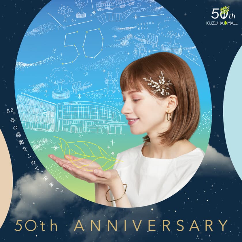 KUZUHA MALL 50周年記念イベント告知第2弾
「クズハ50ミライラボ」・「あそびにっく」はじまります